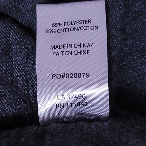 Salute by Levelwear Mens XXL Henley Shirt Gray Nebraska Cornhuskers Long Sleeve - Picture 6 of 7